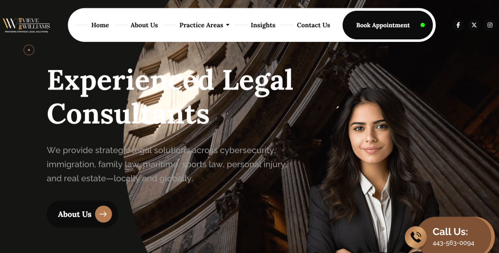 Website Design For Vieve Williams LLC 1 Vieve Williams LLC